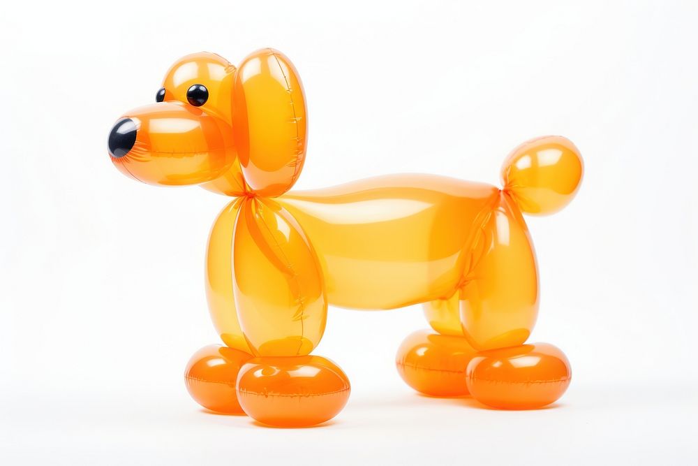 Balloon dog toy white background. AI generated Image by rawpixel.