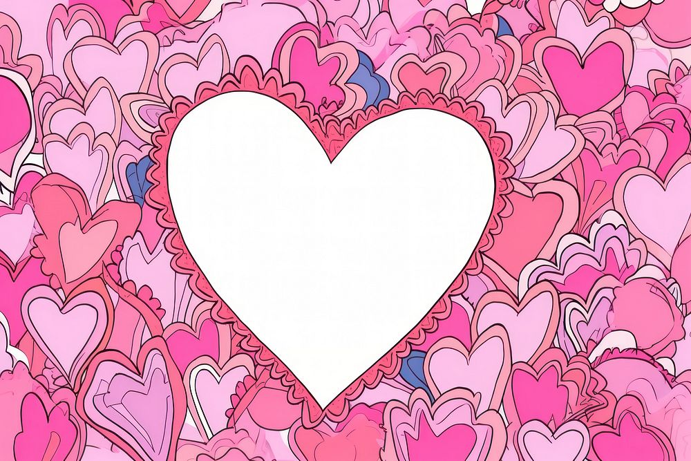 Pink heart backgrounds creativity abundance. AI generated Image by rawpixel.