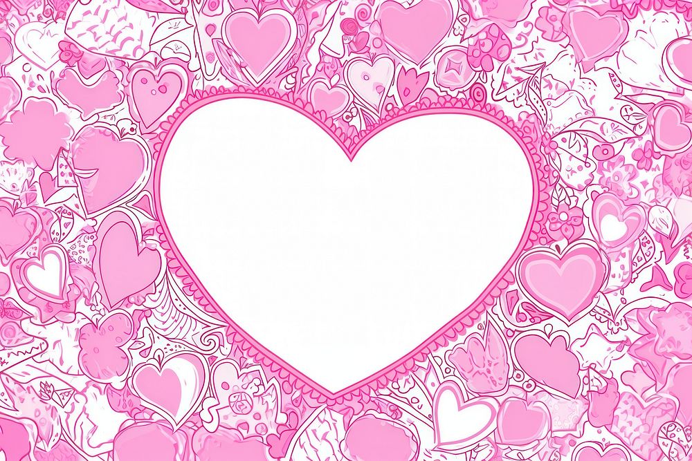 Pink heart backgrounds creativity blackboard. AI generated Image by rawpixel.