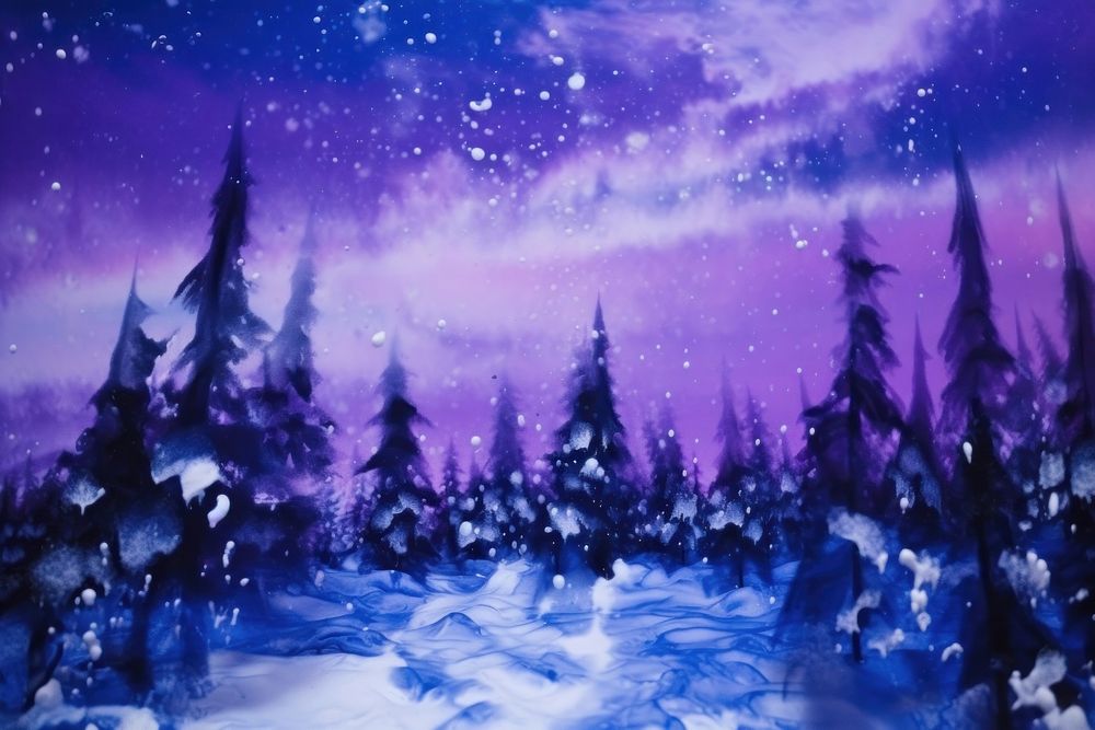Winter backgrounds landscape outdoors. AI generated Image by rawpixel.