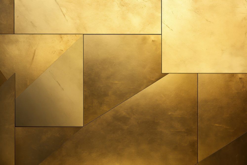 Abstract brass metal plate architecture backgrounds flooring. AI generated Image by rawpixel.