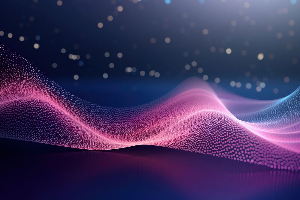 Pink and purple wave background light backgrounds futuristic. AI generated Image by rawpixel.