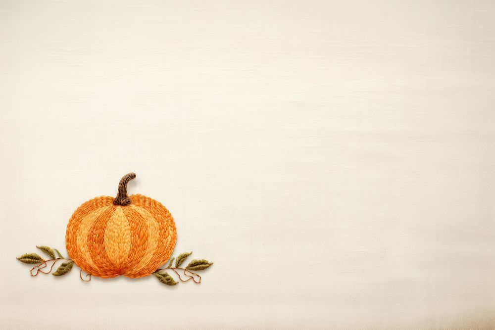 Little pumpkin vegetable pattern plant. AI generated Image by rawpixel.
