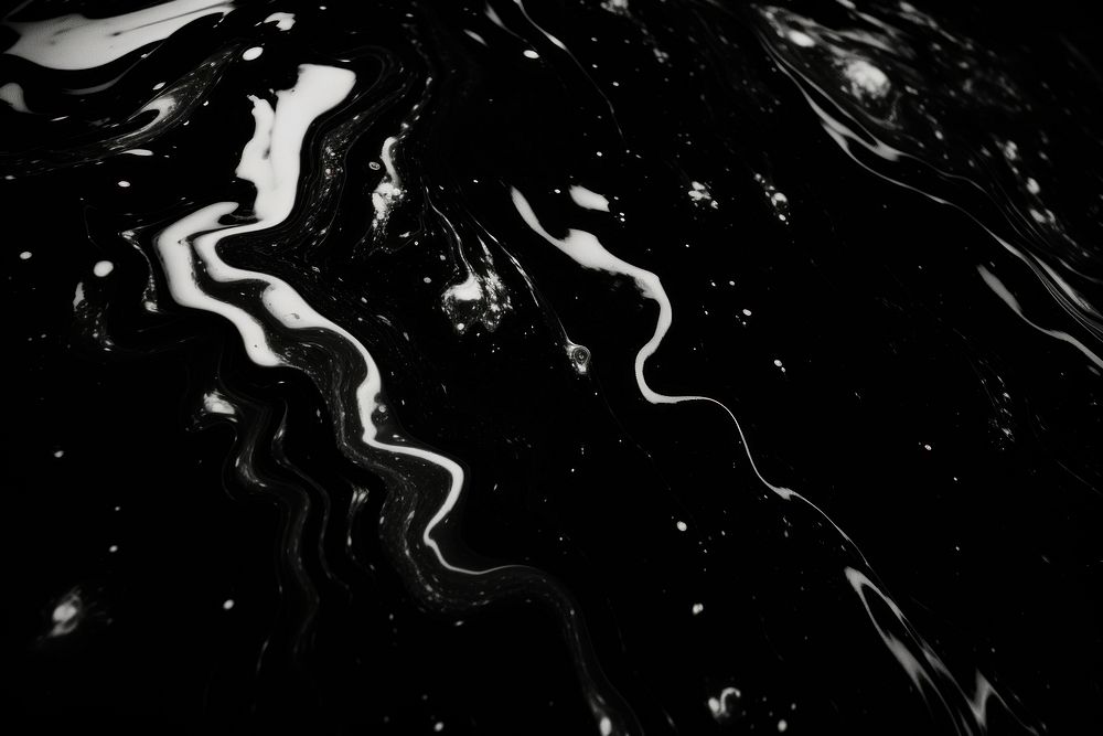 Black and silver backgrounds reflection monochrome. AI generated Image by rawpixel.
