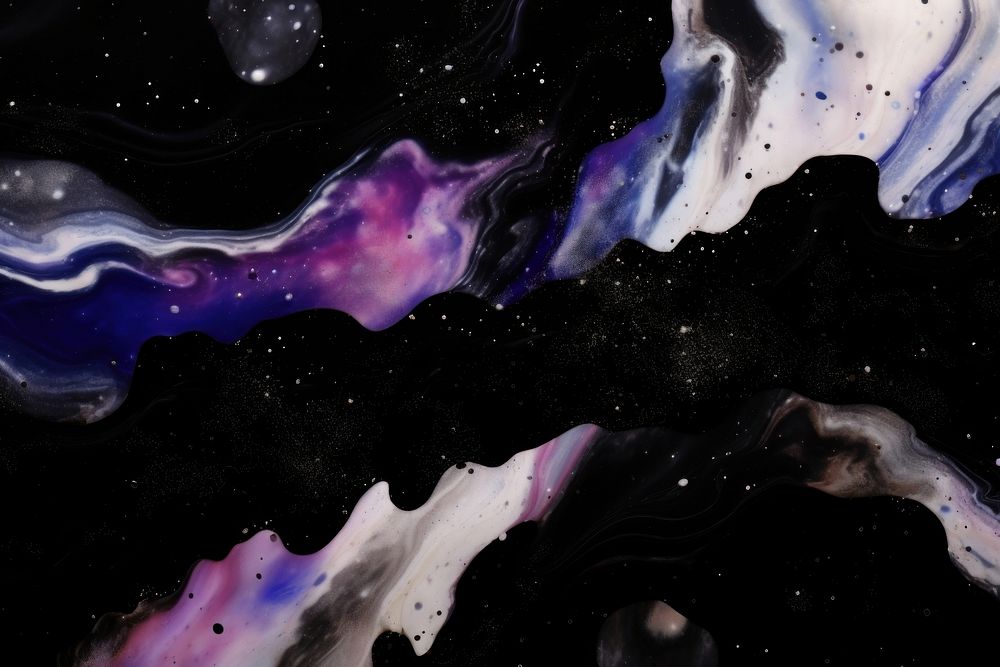 Black and pearl backgrounds astronomy universe. AI generated Image by rawpixel.