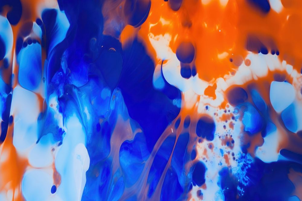 Blue and orange backgrounds art accessories. AI generated Image by rawpixel.