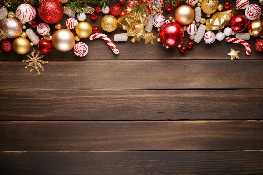 Christmas decoration christmas rustic wood. AI generated Image by rawpixel.