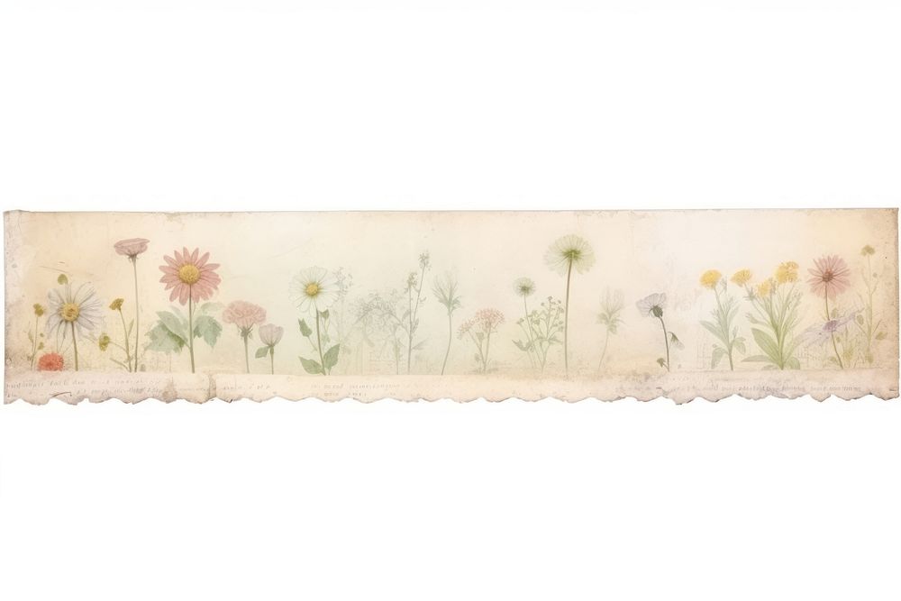 Wildflower painting pattern plant. AI generated Image by rawpixel.
