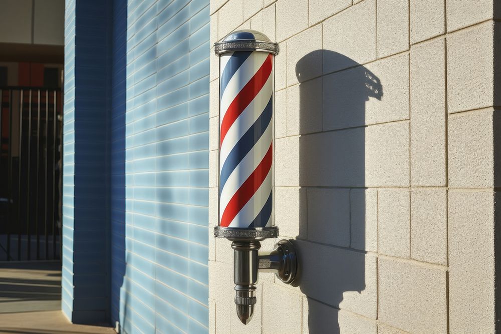 Barber pole building architecture protection. AI generated Image by rawpixel.