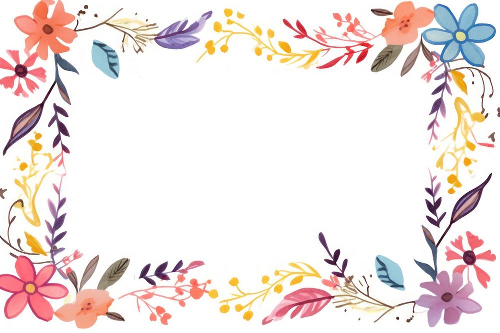Decorative frame border backgrounds pattern art. AI generated Image by rawpixel.