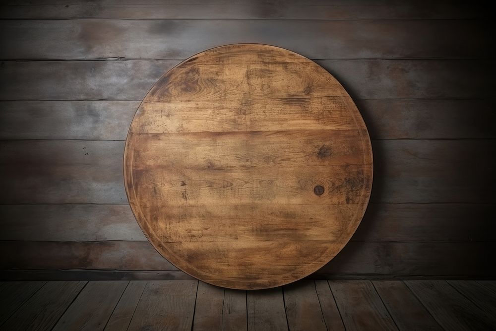 Wooden board hardwood shape table. AI generated Image by rawpixel.
