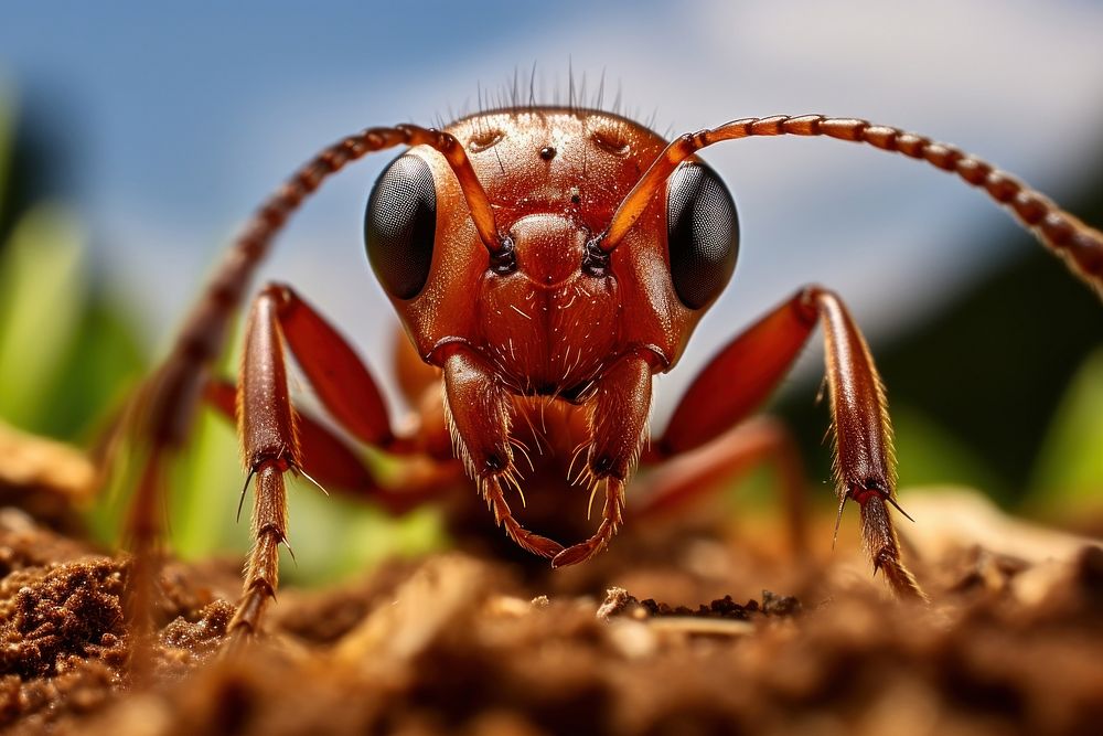 Animal insect red ant. AI generated Image by rawpixel.