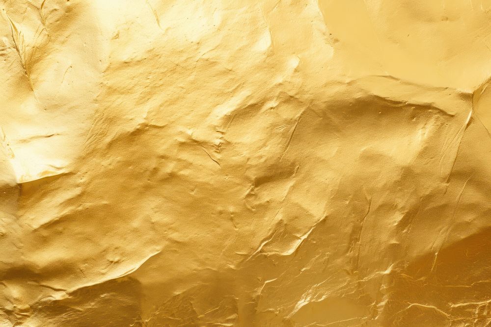 Gold foil backgrounds textured abstract. AI generated Image by rawpixel.