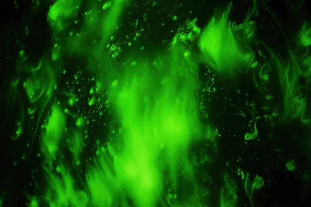 Green glow backgrounds night illuminated. AI generated Image by rawpixel.