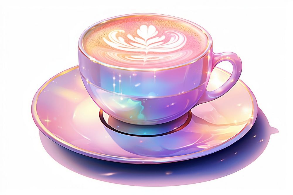 Coffe shopn coffee saucer drink. AI generated Image by rawpixel.