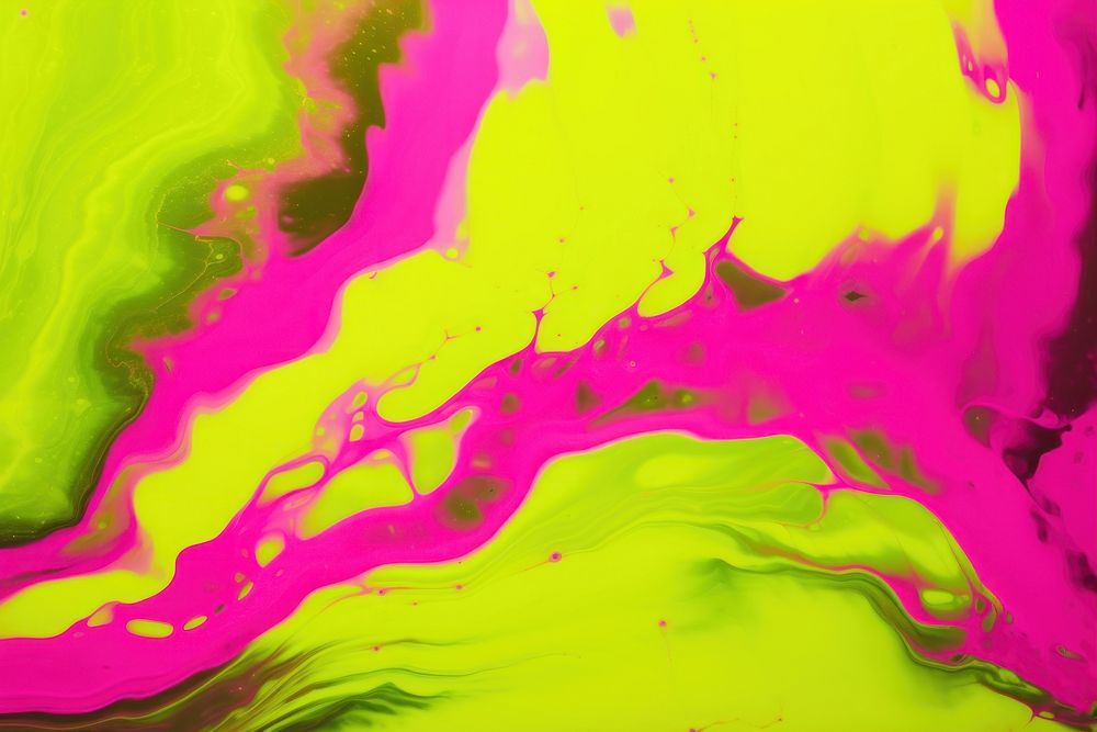 Magenta and green and yellow backgrounds painting purple. AI generated Image by rawpixel.