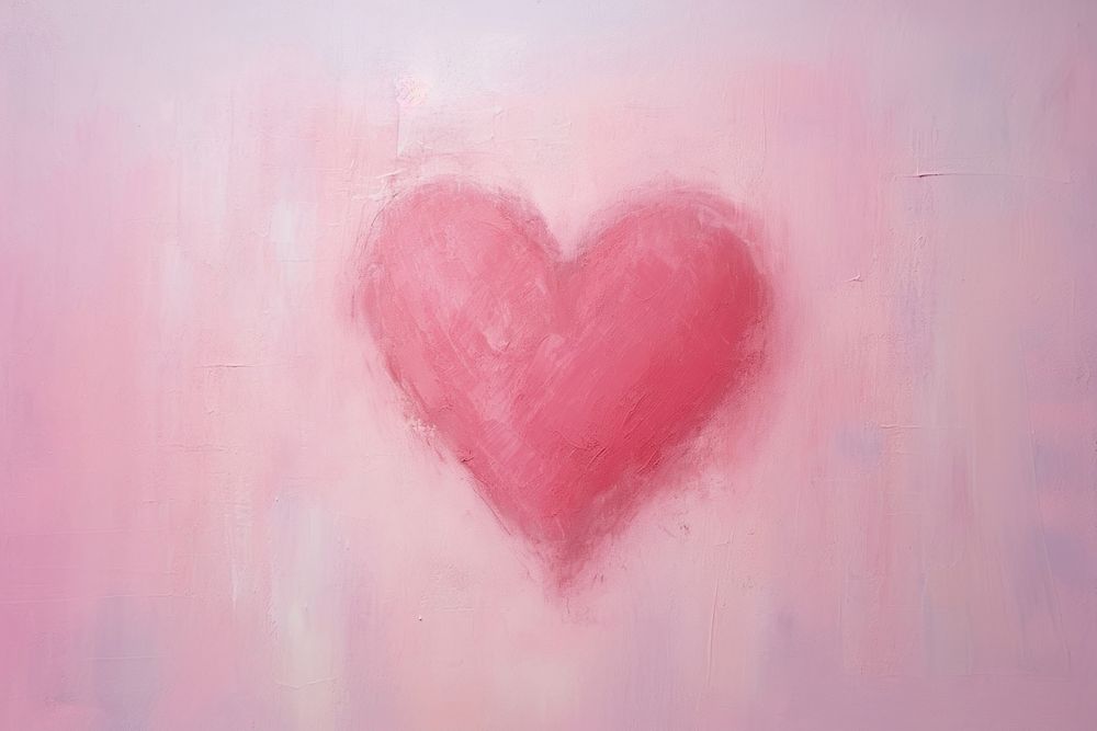 Valentine backgrounds painting heart. AI generated Image by rawpixel.