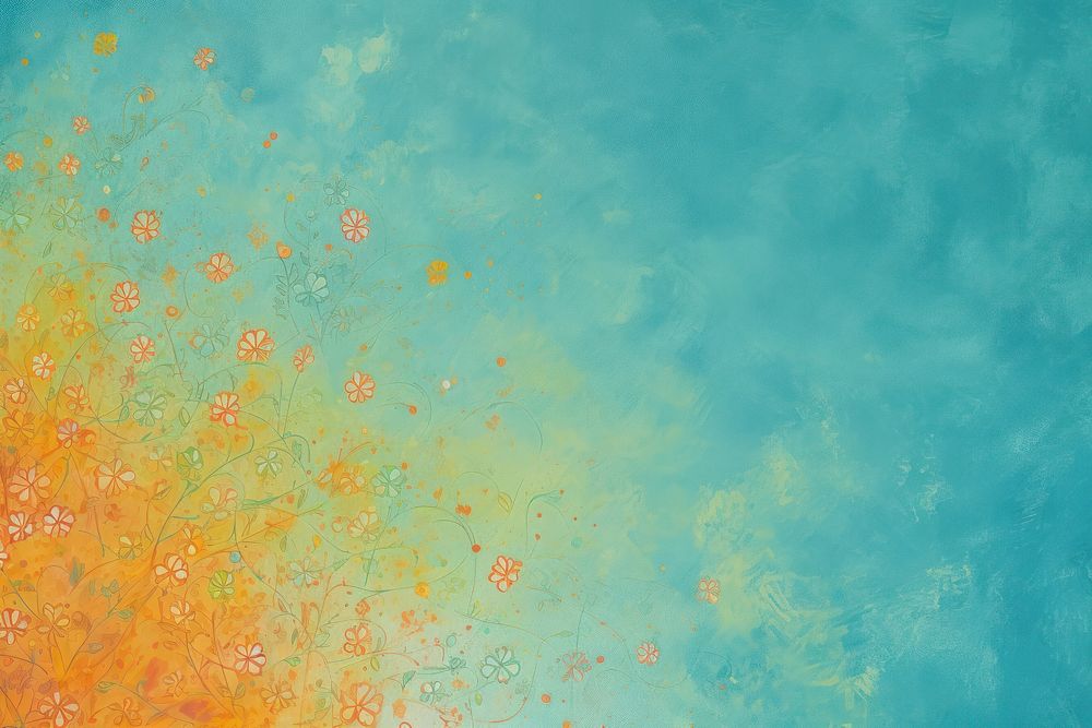 Flower backgrounds painting texture. AI generated Image by rawpixel.
