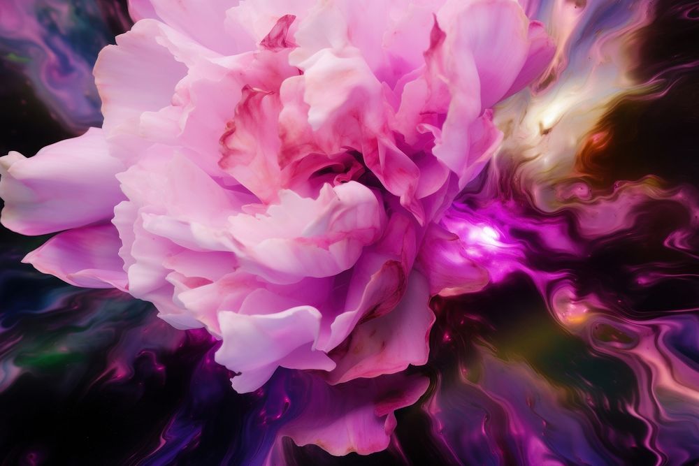 Peony backgrounds flower purple. AI generated Image by rawpixel.
