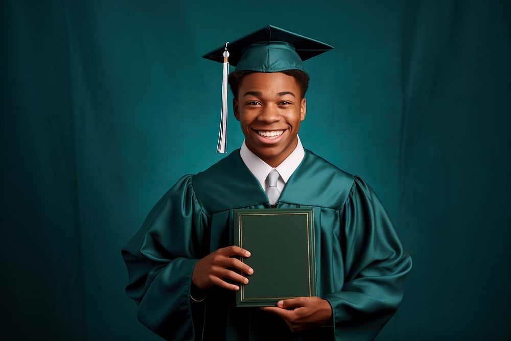 Male graduation student teeth. AI generated Image by rawpixel.