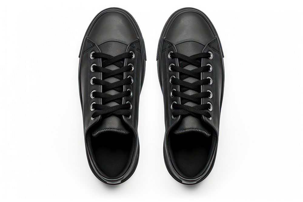 Photo Black sneaker footwear black white. AI generated Image by rawpixel.