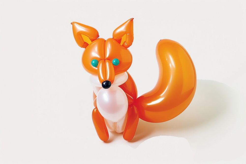 A balloon twisting in the shape of a fox figurine representation creativity. AI generated Image by rawpixel.