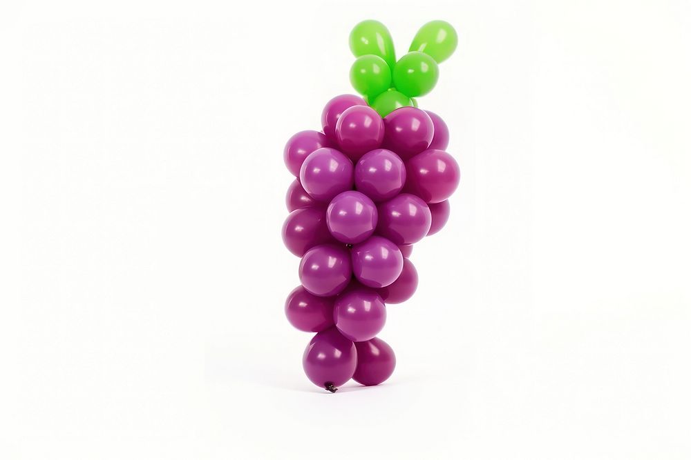 Grape balloon grapes green plant. AI generated Image by rawpixel.