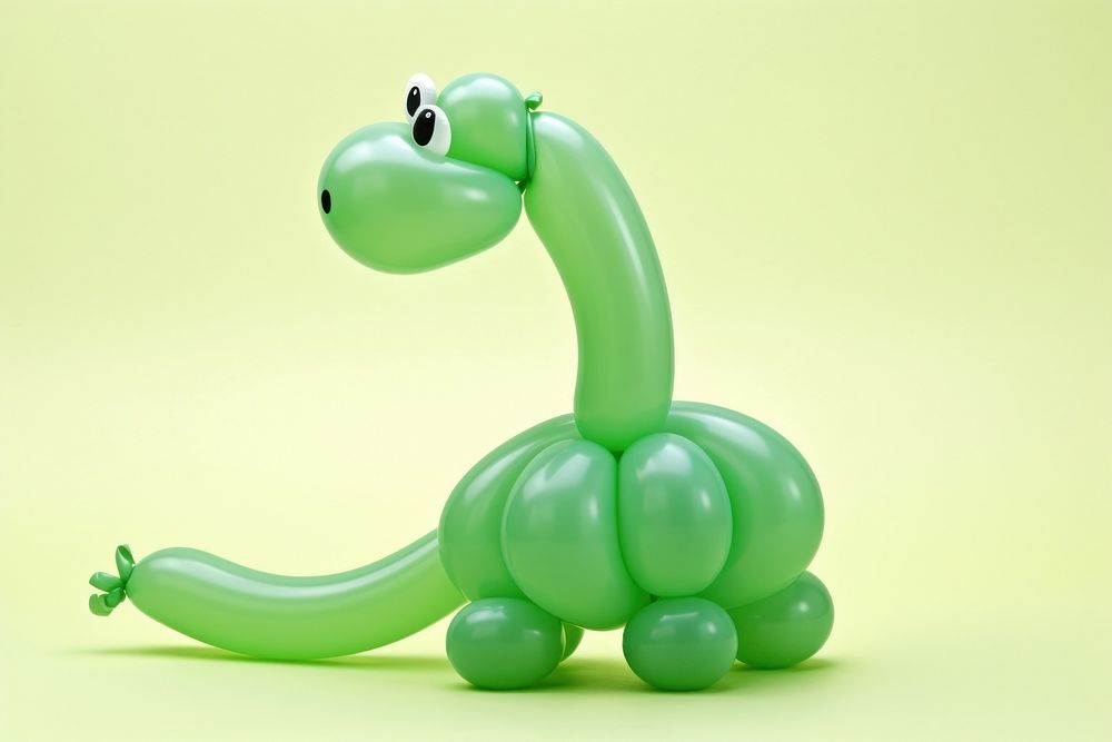dinosaur balloon twisted green toy | Premium Photo - rawpixel