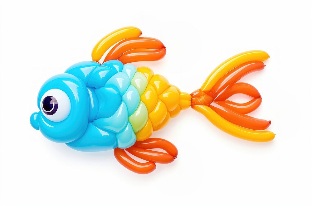 A fish toy balloon animal. AI generated Image by rawpixel.