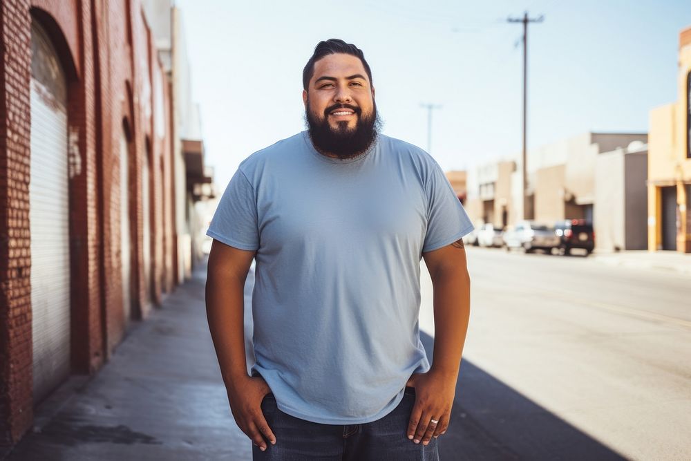 Plus size mexican man clothing t-shirt adult. AI generated Image by rawpixel.
