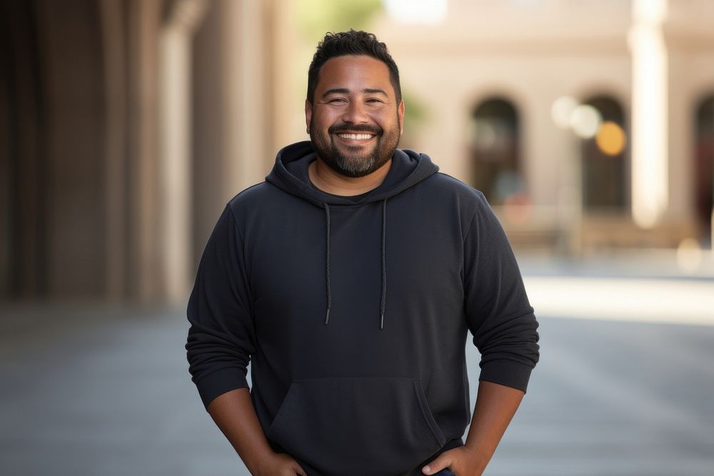 Plus size mexican man clothing smile happy. AI generated Image by rawpixel.