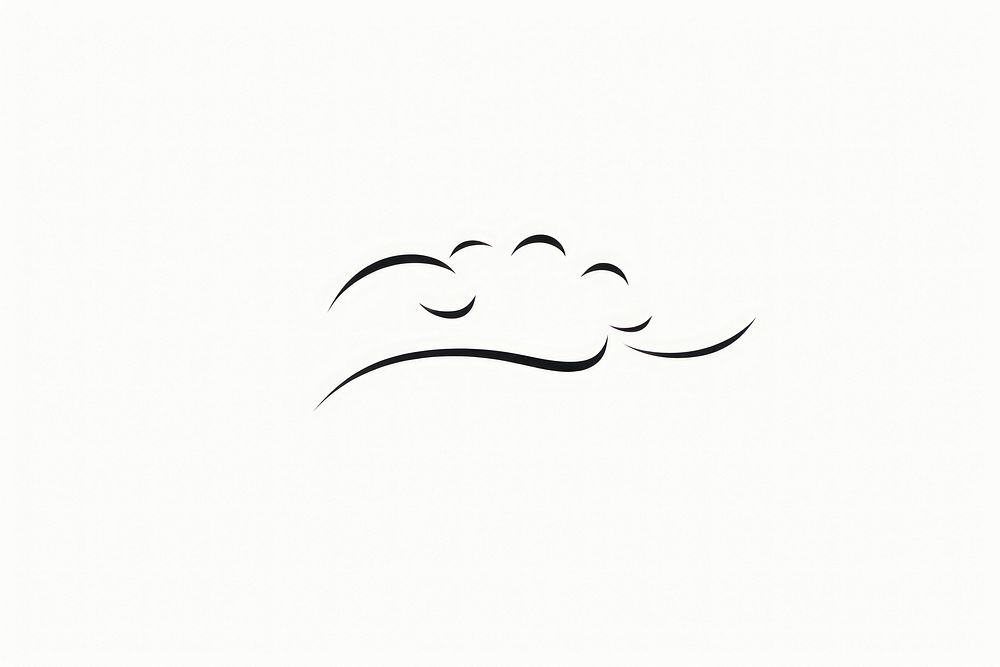 Cloud white text logo. AI | Premium Photo Illustration - rawpixel