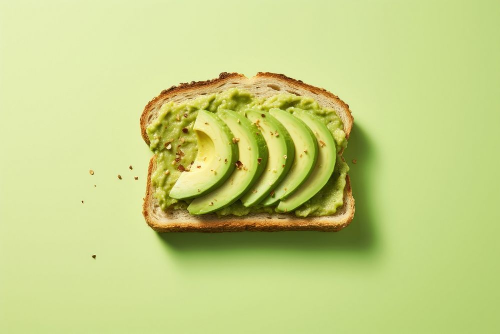 Avocado toast food vegetable freshness. AI generated Image by rawpixel.