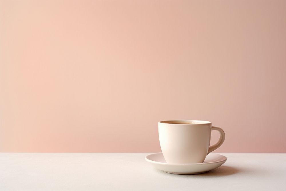 Coffee cup porcelain saucer drink. AI generated Image by rawpixel.