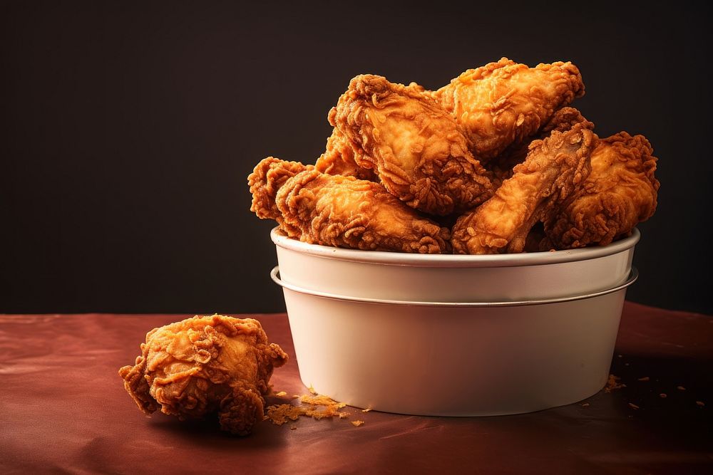 Fried chicken food container freshness. AI generated Image by rawpixel.