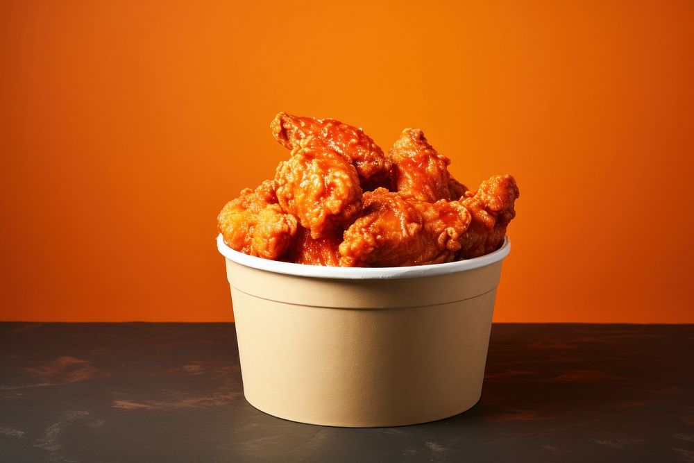 Korean fried chicken food container freshness. AI generated Image by rawpixel.