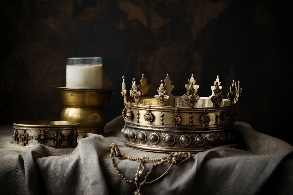 Medieval crown spirituality celebration accessories. AI generated Image by rawpixel.