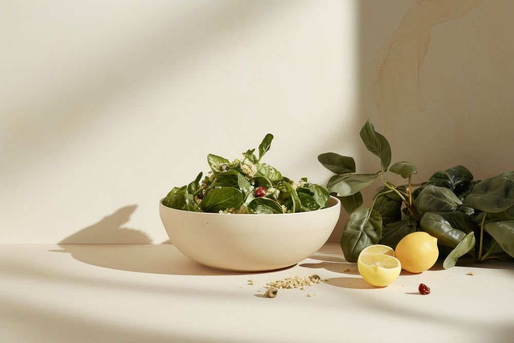 Salad vegetable plant bowl. AI generated Image by rawpixel.
