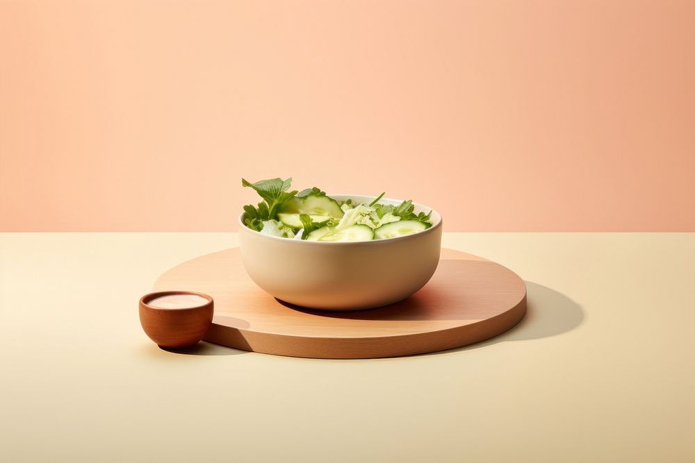 Salad vegetable spoon plant. AI generated Image by rawpixel.