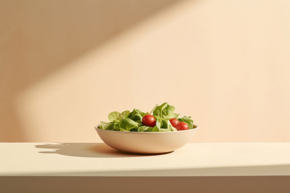 Salad food strawberry vegetable. AI generated Image by rawpixel.