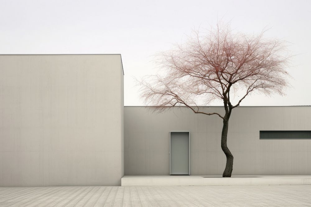 House tree architecture building. AI generated Image by rawpixel.