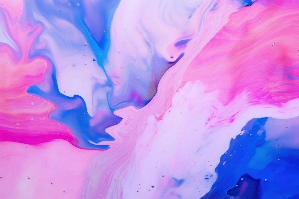 Pink and blue backgrounds painting purple. AI generated Image by rawpixel.