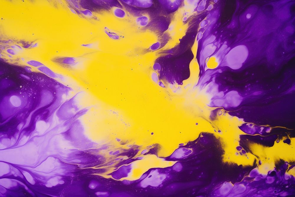 Purple and yellow backgrounds painting outdoors. AI generated Image by rawpixel.