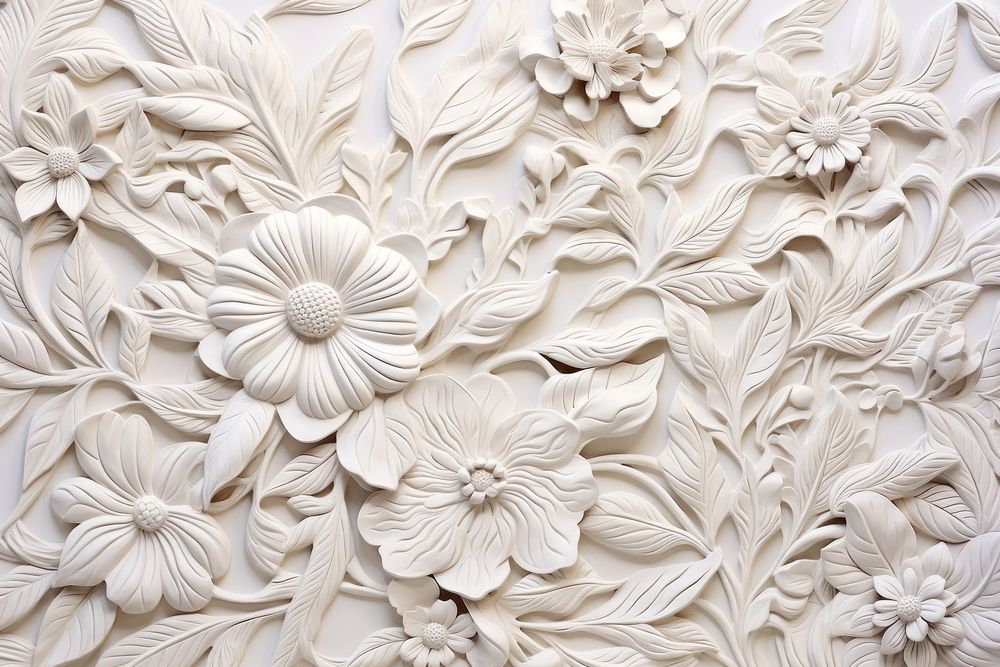Renaissance arts white backgrounds pattern. AI generated Image by rawpixel.