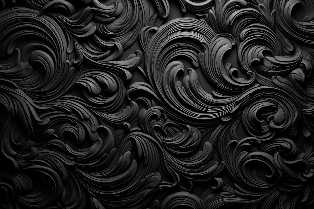 Renaissance arts black backgrounds pattern. 