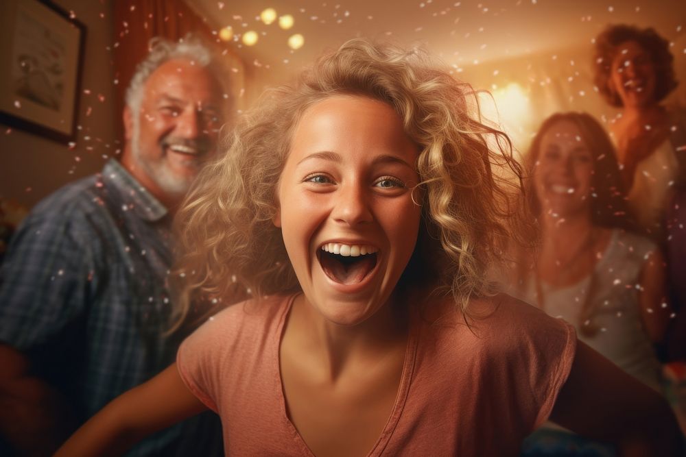 Adult happy adult laughing togetherness. AI generated Image by rawpixel.