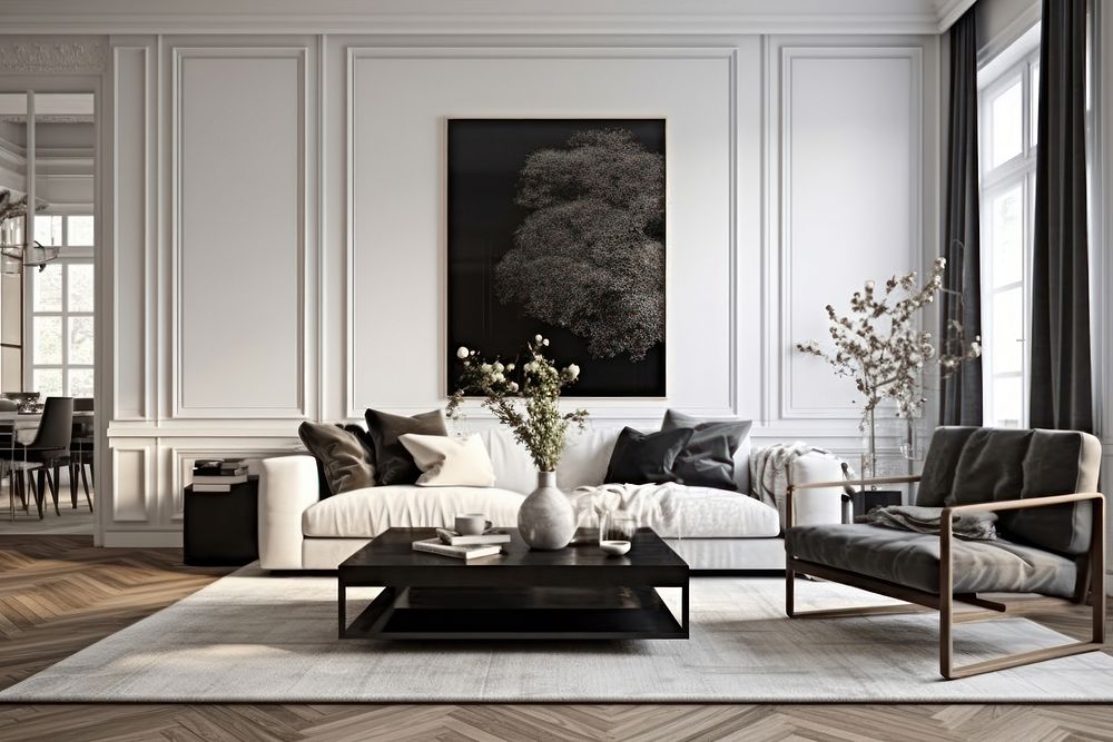 Scandinavian classic living room architecture | Premium Photo - rawpixel