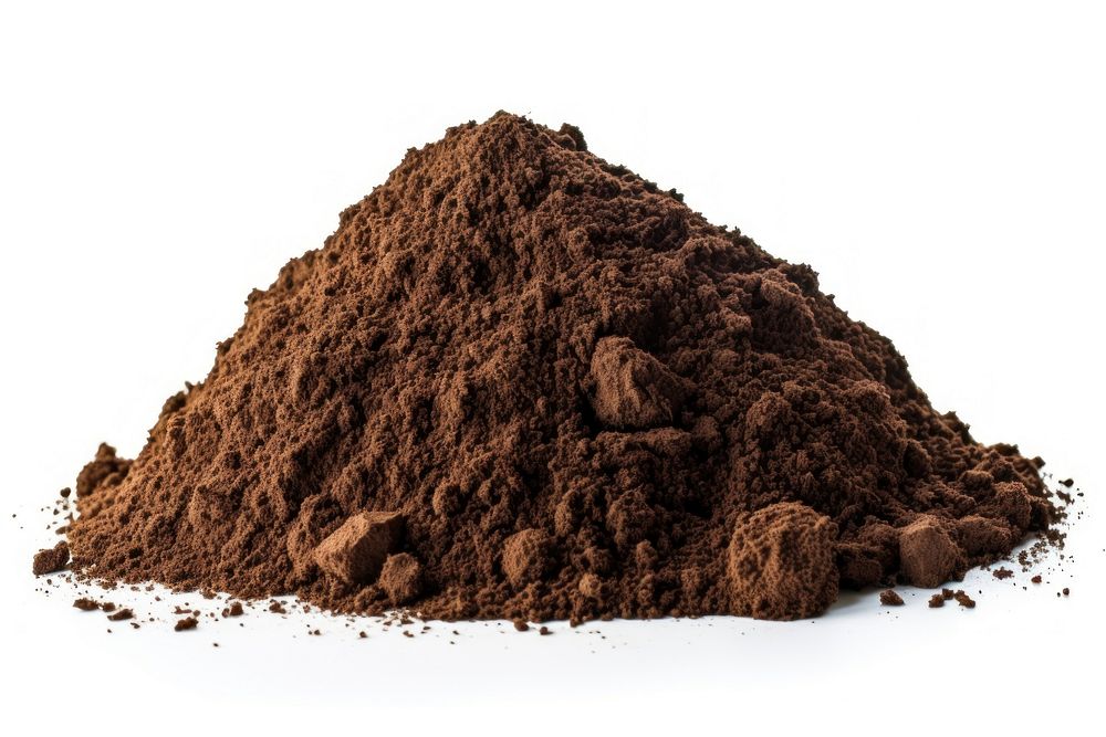 Soil food white background ingredient. AI generated Image by rawpixel.