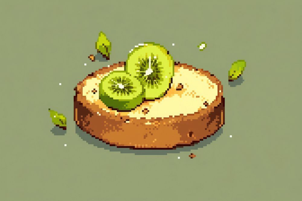 Mini tart with kiwi fruit plant food freshness. AI generated Image by rawpixel.