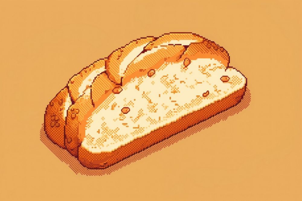 Oval wheat bread dessert food breakfast. AI generated Image by rawpixel.